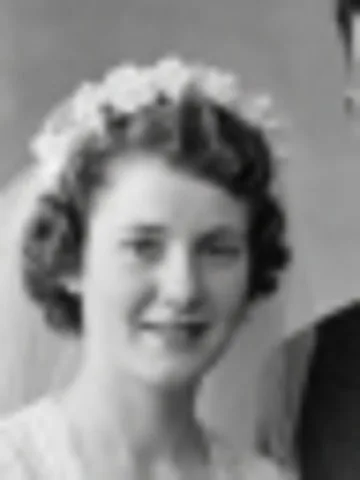Before: a tiny photograph enlarged without preparation, soft and blurred