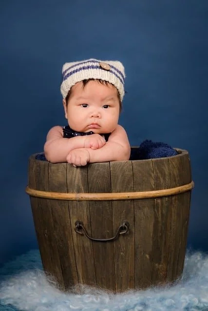 Baby Photography in basket